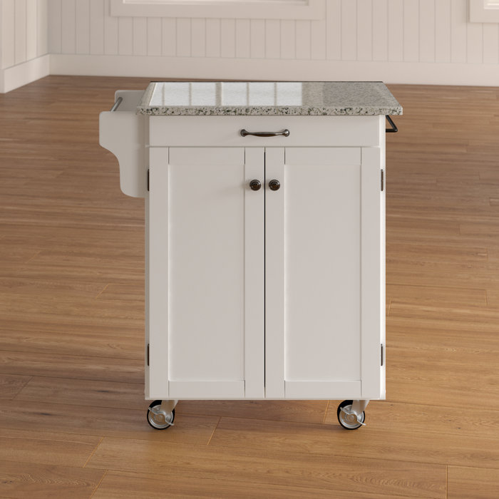 Red Barrel Studio® Savorey Granite Kitchen Cart & Reviews Wayfair